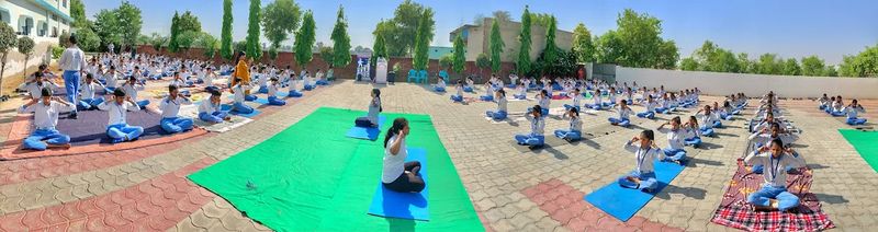 Yoga session